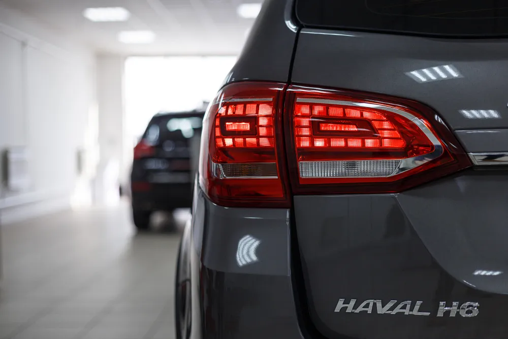 BYD Song Plus x Haval H6: Imagem da traseira de um Haval H6