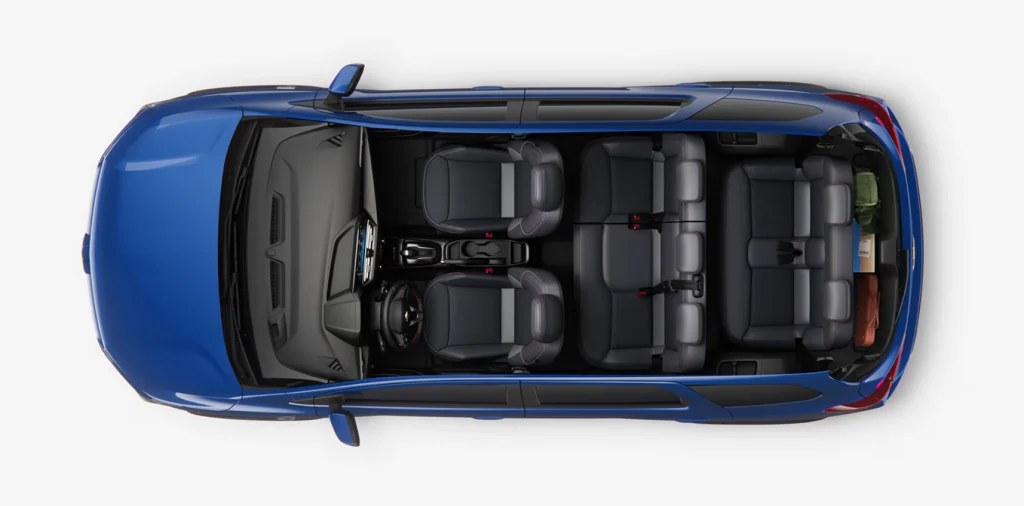 Espaço interno do Chevrolet Spin 2026