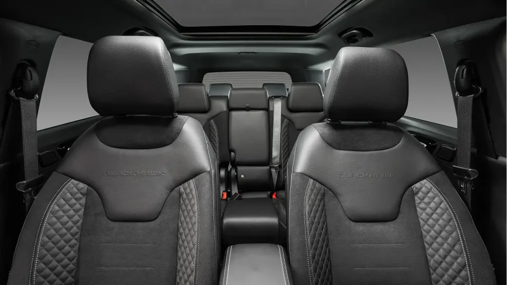 Espaço interno do Jeep Commander