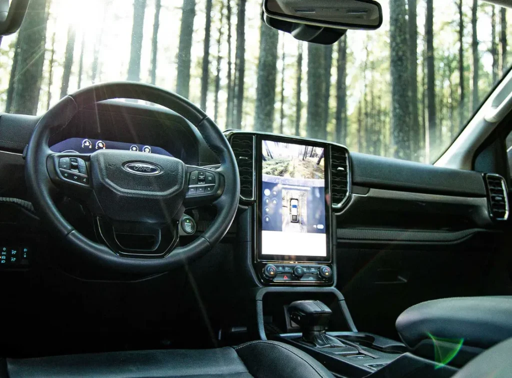 Interior da Ford Ranger (Imagem: site oficial Ford)