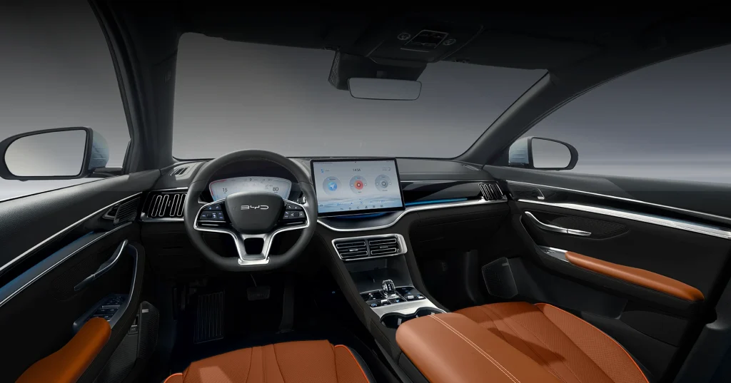 Interior do BYD Song Plus