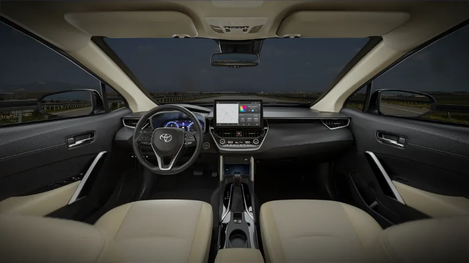 Interior do Corolla Cross