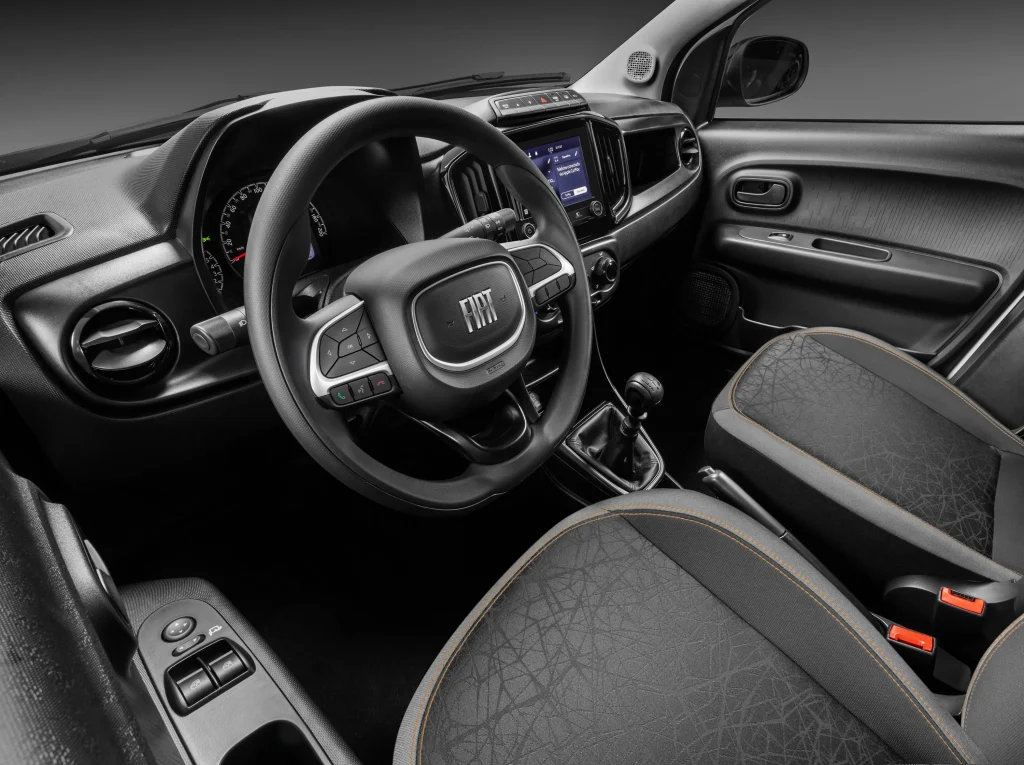 Interior do Fiat Mobi