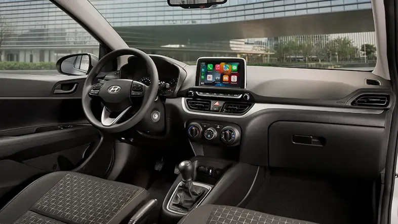 Interior do HB20 Comfort