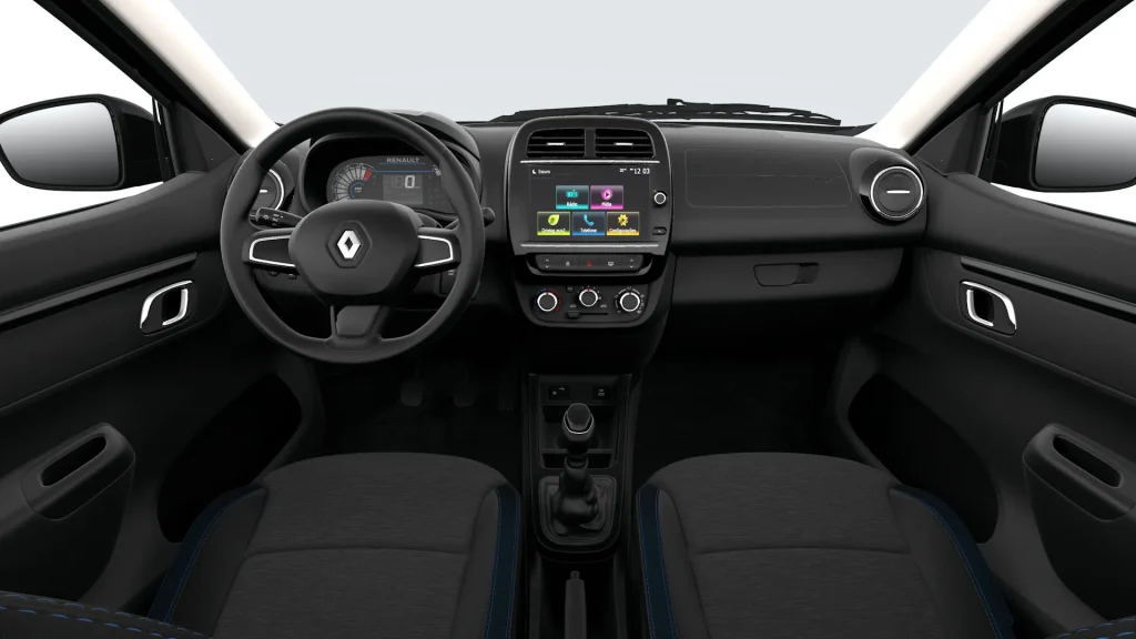 Interior do Renault Kwid