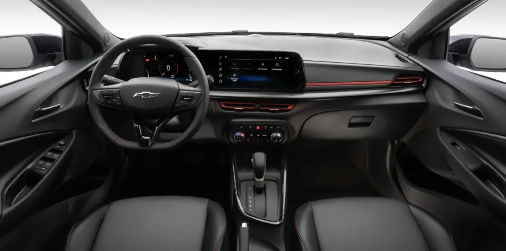 Interior do novo Chevrolet Sonic 2027