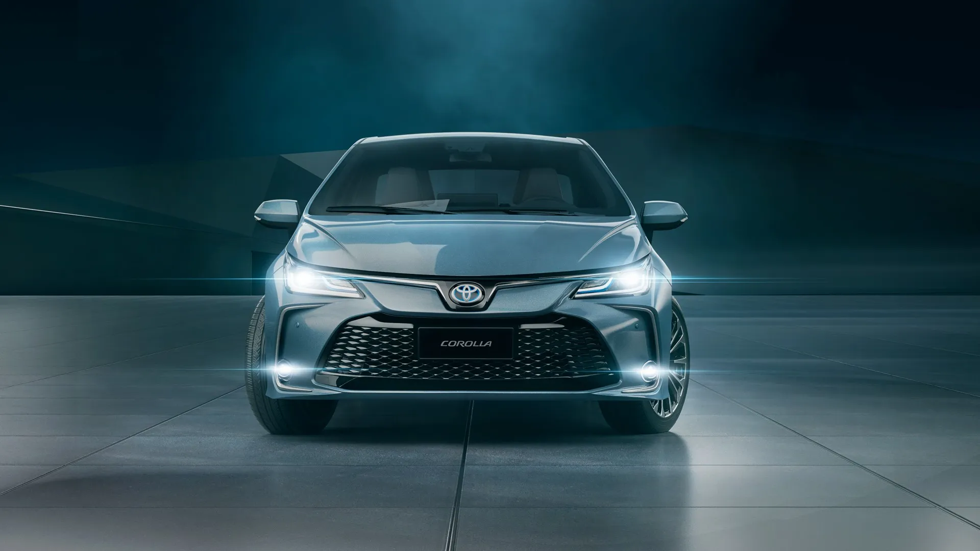 Imagem oficial de um Toyota Corolla Hybrid