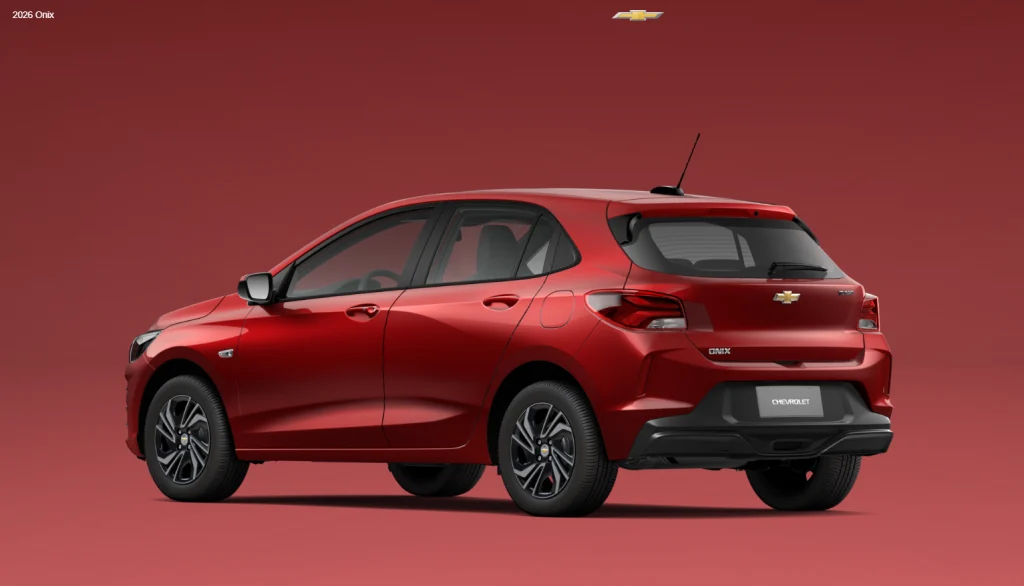 Traseira do Onix AT Turbo