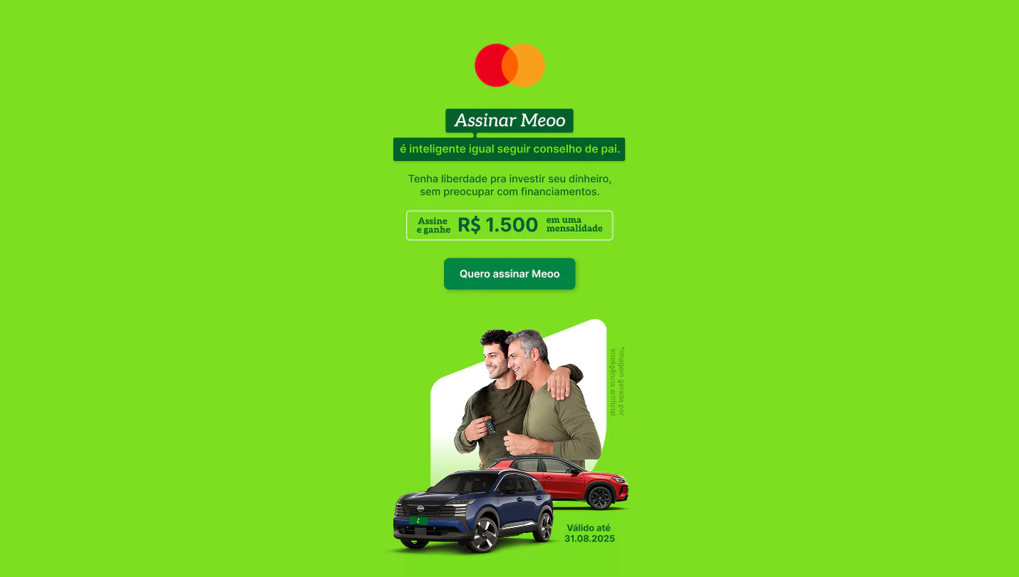 Quero assinar Meoo Banner Mastercard